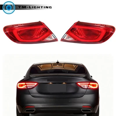Lámpara de freno trasera LED para Chrysler 200 2015-2016 luz trasera lado conductor + pasajero Foto 1 de 4
