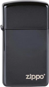 Zippo Slim Ebony mit Logo 60001264 - Bild 1 von 5