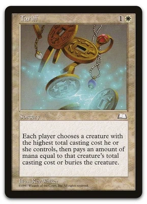 Tariff (NM) Weatherlight WTH Magic MTG - Image 1 of 2