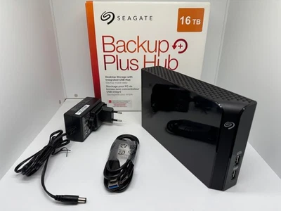 Externe 16TB Festplatte im Seagate Backup Plus Hub Gehäuse 3,5 Zoll USB 3 #1003 - Bild 1 von 2
