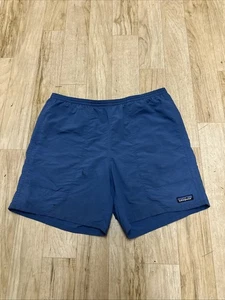 Patagonia Baggies Long Shorts 7" Herren M Kordelzug Mesh gefüttert Badehose blau - Bild 1 von 11