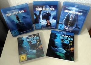 !!!~BLU-RAY "DEEP BLUE SEA" Trilogy + DEEP SEA 3D=UNCUT=Top Zustand~!!! - Bild 1 von 1