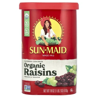 California Sun-Dried Organic Raisins, 18 oz (510 g) - Image 1 of 2