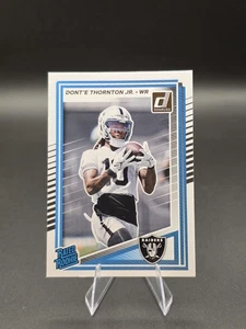 2025 Donruss Football - Donte Thornton Jr. (RC) Rated Rookie #349 Raiders - Picture 1 of 2