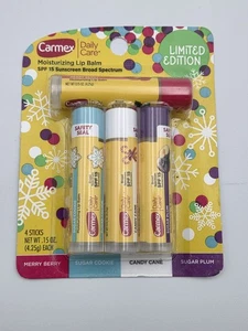 Carmex Lippenbalsam Daily Care Limited Edition 4 Sticks - Bild 1 von 2