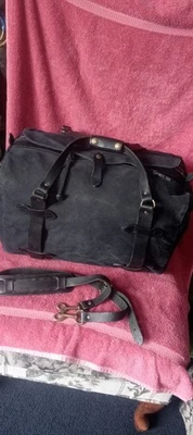 FILSON Medium Rugged Twill Duffle Bag BLACK 11070325.  (Read) Vtg. - Image 1 of 4