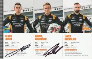 2024 OLIVER JARVIS MARVIN KIRCHHOFER signed IMSA HERO PHOTO CARD McLAREN RACING - Bild 1 von 2