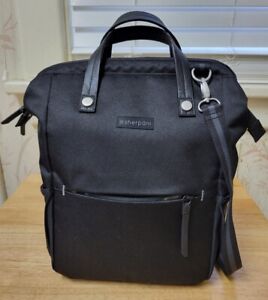 Sherpani Dispatch Pocket Convertible Backpack Tote Bag In Black 