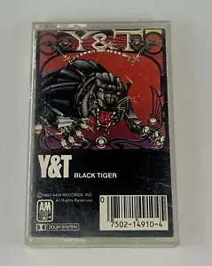 Y&T "Black Tiger" 1982 A&M Records Rock Cassette - Picture 1 of 7