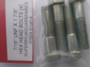 SECHSKANTSCHRAUBEN 7/16 ZOLL UNF X 1 7/8 ZOLL LANG X 4 - UFB143/15 - BH607151 - Bild 1 von 1
