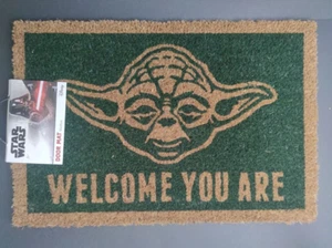 Welcome You Are | Yoda | Fußmatte | Star Wars | 55 x 37 cm | Türvorleger | - Bild 1 von 3
