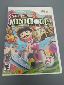 Juegos de Carnaval: Mini-Golf Usado en excelente estado (Nintendo Wii, 2008) PROBADO ¡FUNCIONA MUY BIEN! - Imagen 1 de 4