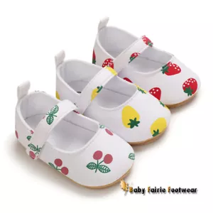 Novelty Baby Infant Girl Prewalker Crib Casual Dress Shoes Size 0-18 Months - Picture 1 of 18