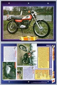 Yamaha DT175 - 1976 - Off-Road - Atlas Motorbike Fact File Card - Picture 1 of 1