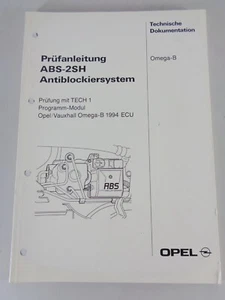 Manual de Taller Instrucciones Inspección Opel Omega B ABS-2SH Desde Año Modelo - Imagen 1 de 1