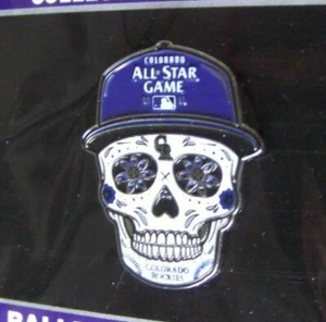 2021 AS All-Star Game logo pin Sugar Skull Colorado Rockies at Coors Field - Picture 1 of 5