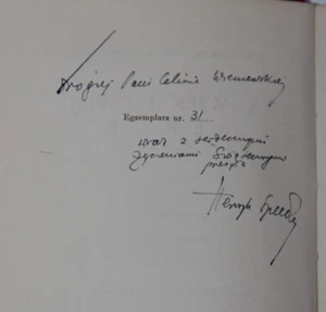Dr. Henryk Speedby-Szpidbaum Signed Limited Edition XX Wiek I Twoje Serce 1958 - Picture 1 of 8