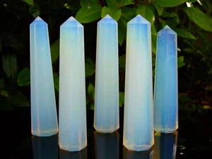 Opalite Obelisk Handmade Tower Polished Manmade Gemstone Healing Stone Reiki - Picture 1 of 2