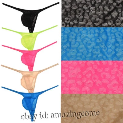 Tronchetto uomo jacquard pizzo micro T-back intimo uomo segreto slim perizoma - Immagine 1 di 4