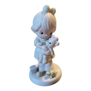 1993 (solo membri) MOMENTI PREZIOSI "LOVING" bambina e orsacchiotto PM932 firmato - Foto 1 di 11