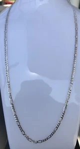 Collana Uomo Oro Bianco 18kt 3+1 - Picture 1 of 5