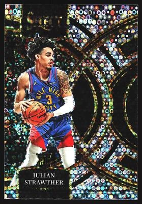 Julian Strawther RC Fast Break Silver Prizm 2023-24 Panini Select Denver Nuggets Foto 1 de 2