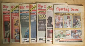 1981 to 1986 The Sporting News Lot of 7 Pete Rose Changing Teams / Ty Cobb / HOF - Picture 1 of 24