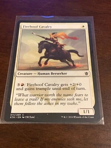 Magic the Gathering Khans of Tarkir Firehoof Cavalry - Picture 1 of 2