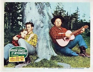 PEGGY CUMMINGS, Green Grass of Wyoming '48 Lobby Card, Robert Arthur, Burl Ives