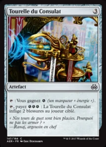 Magic MTG Tradingcard Aether Revolt 2017 Consulate Turret 147/184 FRENCH - Imagen 1 de 1