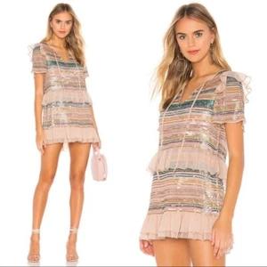 Revolve Tularosa Paillettenkleid XS Neu mit Etikett - Bild 1 von 5