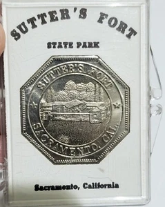 Sutter's Fort State Park Sacramento California Medallion - Picture 1 of 5