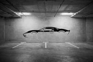 Silhoutte of a GT40 Garage Wall Decals - Picture 1 of 1