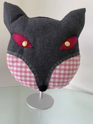 Декоративные внутренние подушки ручной работы из переработанных животных лисиц - Изображение 1 из 2