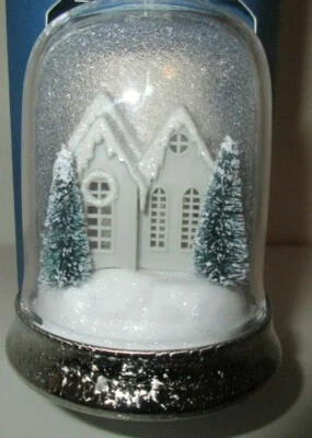 Base difusora Yankee Candle Scentplug centelleante hogar invierno escena luces LED Foto 1 de 4