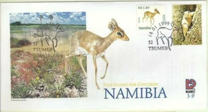 Namibia 1999 Fun Stamps for Children 2v Scarce Official FDC Squirrel Animals - Picture 1 of 1