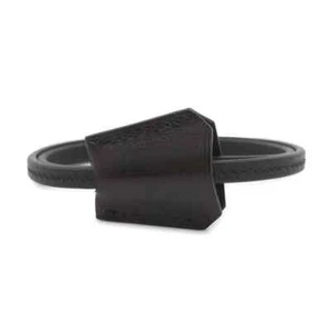 HERMES Clochette Bracelet Size T3 Box Calf Leather Black - Picture 1 of 8