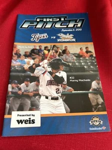 Manny Machado First Pitch Magazine Orioles Ironbirds - Foto 1 di 1