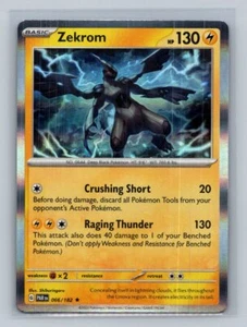 Zekrom SV04: Paradox Rift 066/182 Near Mint NM Holo Rare - Picture 1 of 2