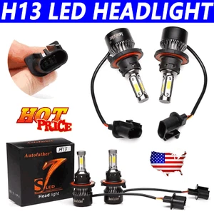LED Headlight Bulbs H13 9008 for Ford F-150 04-2014 High Low Beam 270000LM - Picture 1 of 10