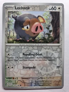 Lechonk 154/198 SVI SV01: Scarlet & Violet Base Set Common Reverse Holo NM Pokem - Picture 1 of 2