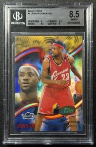 2006 E Topps Lebron James #5 Refractor /1000 BGS 8.5 Very Rare - Picture 1 of 2