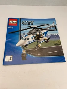 Lego City Polizei Hubschrauber 3658 Bauanleitung nur Heft Anleitung - Bild 1 von 2