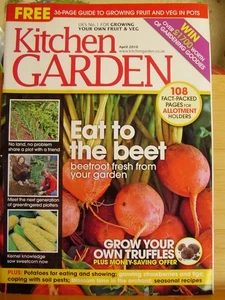 KITCHEN GARDEN MAG APRIL 2010 ORGANIC GARDENING ALLOTMENT LIFE BEETROOT - Picture 1 of 3