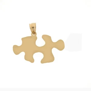 Colgante Puzzle Oro 14K 25MM - Imagen 1 de 2