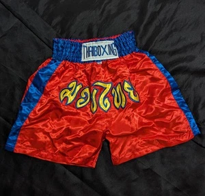 Thai Boxing Muy Thai Elastic Waist Combat Shorts Size Medium (Youth?) - Picture 1 of 6