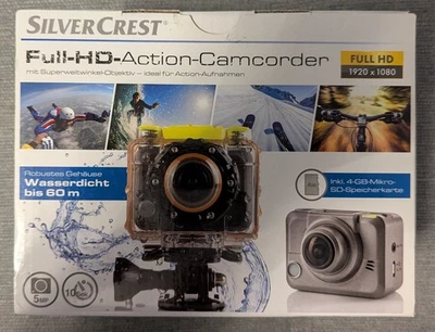 Silvercrest Full HD Action Camcorder  1920x1080 - Bild 1 von 3