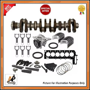 FOR BMW N57D30A N57D30C N57D30B CRANKSHAFT + REBUILT KITS NEW X3 X4 X5 X6 3.0 D - Picture 1 of 1