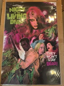 La notte dei morti viventi 2024 Vilchez 24"x36" #20/40 serigrafia - Foto 1 di 5