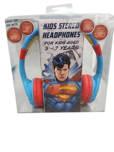 Kids Superman Headphones Age 3 -7 Years New - Picture 1 of 2